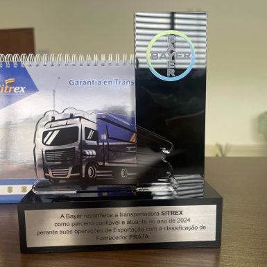Sitrex recebe prêmio como Fornecedor Bayer em Exportação