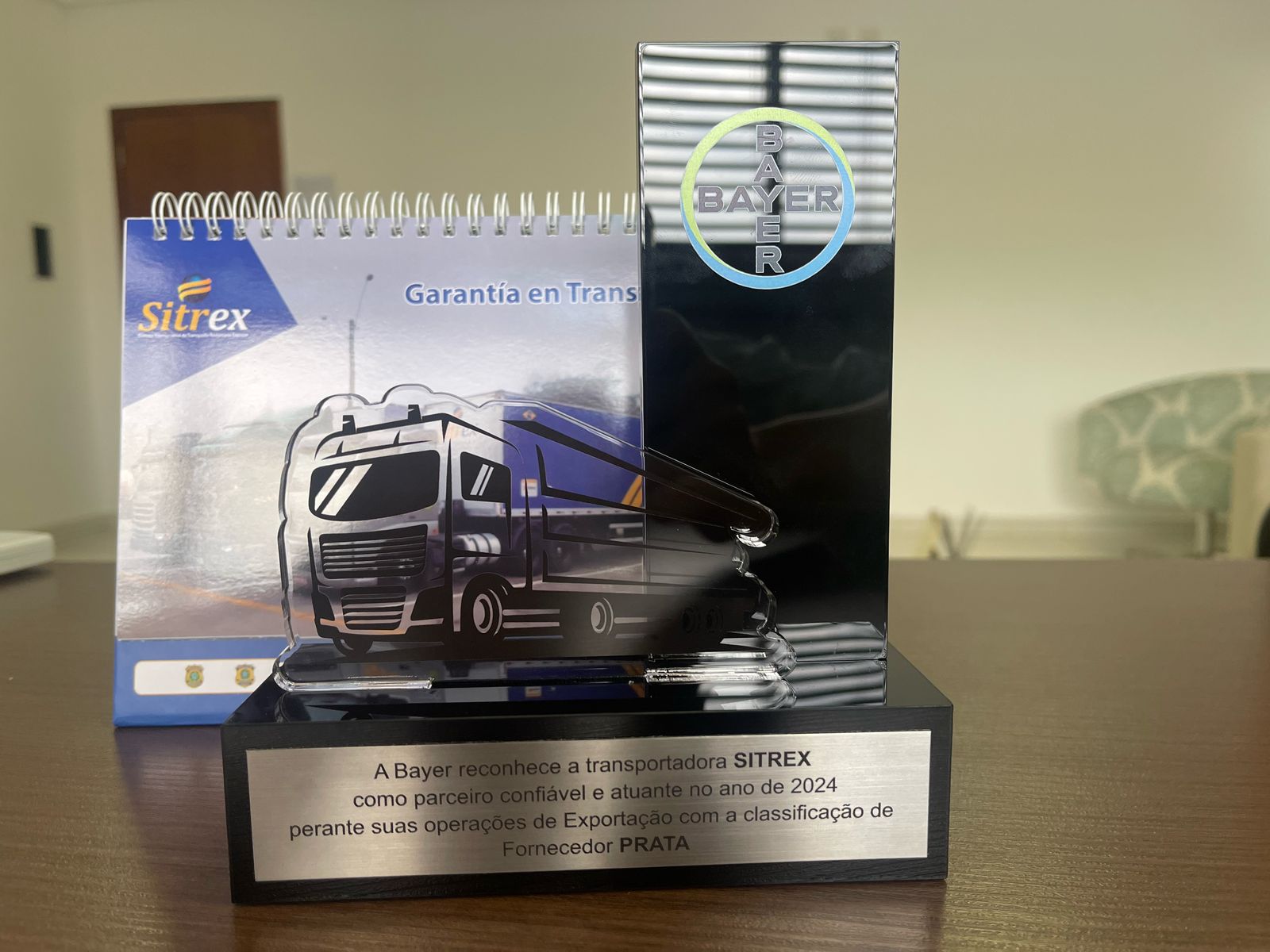 Sitrex recebe prêmio como Fornecedor Bayer em Exportação