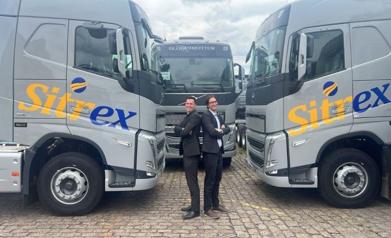 Sitrex amplia a frota internacional com 15 caminhões Volvo FH460